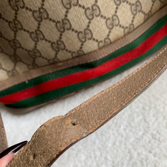 Authentic Gucci GG Vintage Supreme Ophidia Bucket - Picture 13 of 16